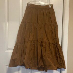 #114 Women's Aritzia Wilfred Sedona Tiered Skirt Fall, Size 2